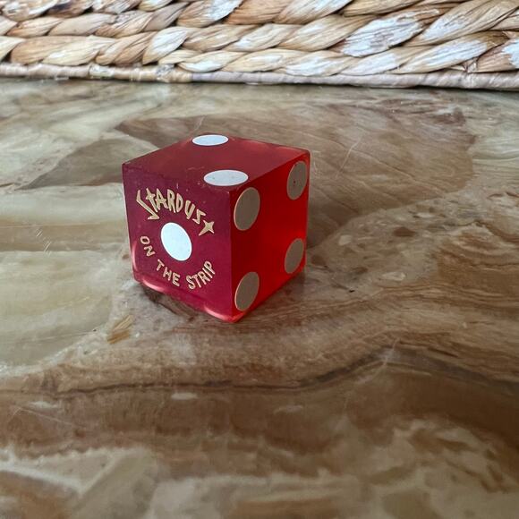 Stardust Casino Red Dice - Picture 1 of 5